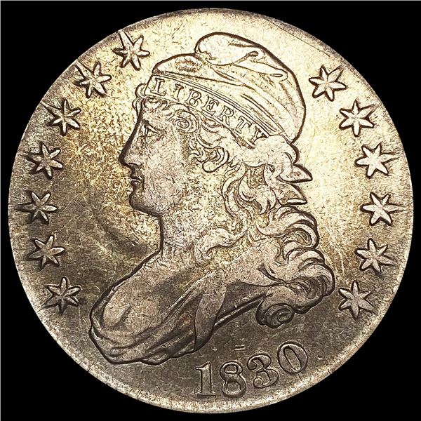 1830 Capped Bust Half Dollar NICELY CIRCULATED