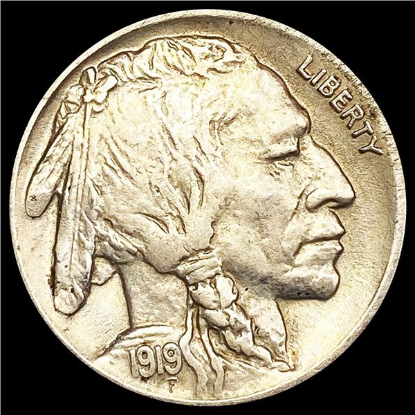 1919-D Buffalo Nickel LIGHTLY CIRCULATED