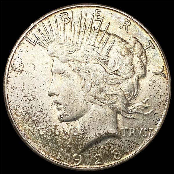1928-S Silver Peace Dollar CLOSELY UNCIRCULATED