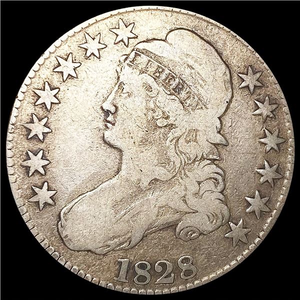 1828 Capped Bust Half Dollar NICELY CIRCULATED