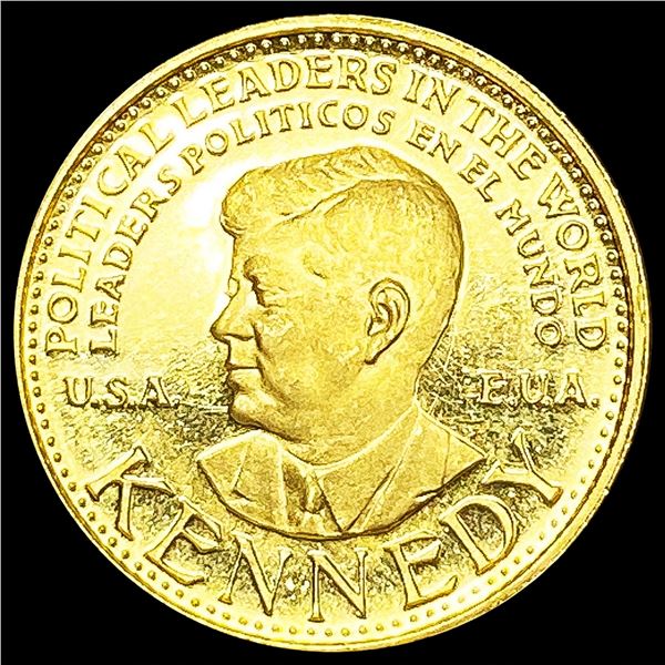 1.39 Gold Kennedy Token CHOICE PROOF
