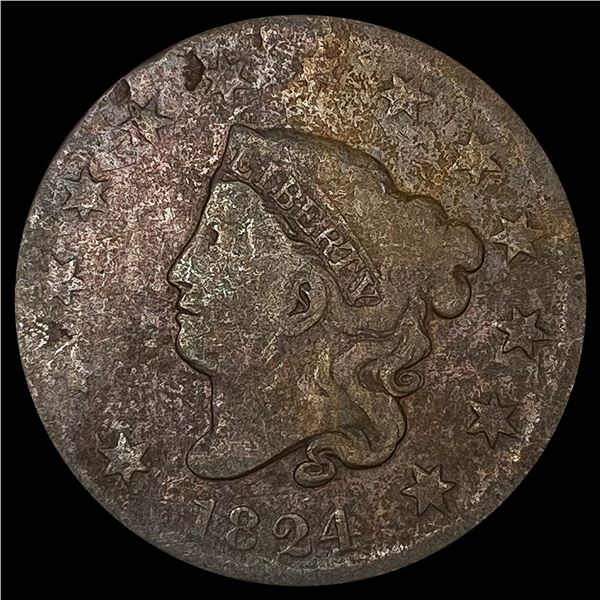 1824 Large Cent NICELY CIRCULATED