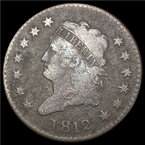 1812 Large Cent NICELY CIRCULATED