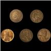 Image 1 : (5) Misc Cents (1867, 1874, 1909 VDB, 1911-D, 191