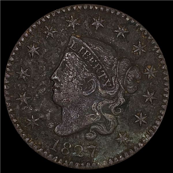 1827 Large Cent NICELY CIRCULATED