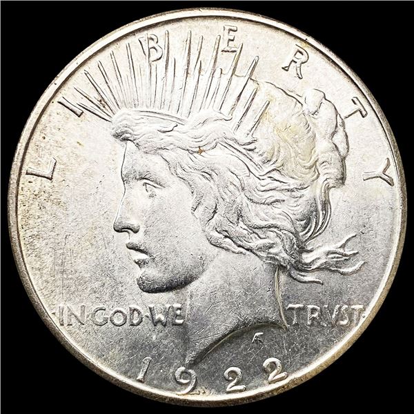 1922-S Silver Peace Dollar CLOSELY UNCIRCULATED