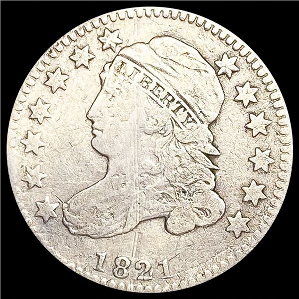 1821 Capped Bust Dime NICELY CIRCULATED