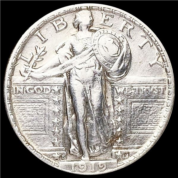 1919-S Standing Liberty Quarter CLOSELY UNCIRCULAT