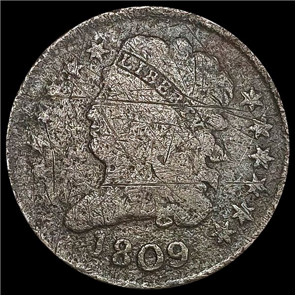 1809 Classic Head Half Cent NICELY CIRCULATED