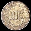 Image 2 : 1852 Silver Three Cent CLOSELY UNCIRCULATED