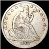Image 1 : 1867-S Seated Liberty Half Dollar CLOSELY UNCIRCULAT