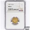 Image 1 : 1927 $2.50 Gold Quarter Eagle NGC MS61