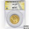 Image 1 : 1897 $10 Gold Eagle ANACS MS63