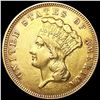 Image 1 : 1878 $3 Gold Piece NEARLY UNCIRCULATED