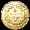 Image 2 : 1878 $3 Gold Piece NEARLY UNCIRCULATED