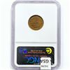 Image 2 : 1861-65 Durand IL Token NGC MS64 RB, F-225A-1A