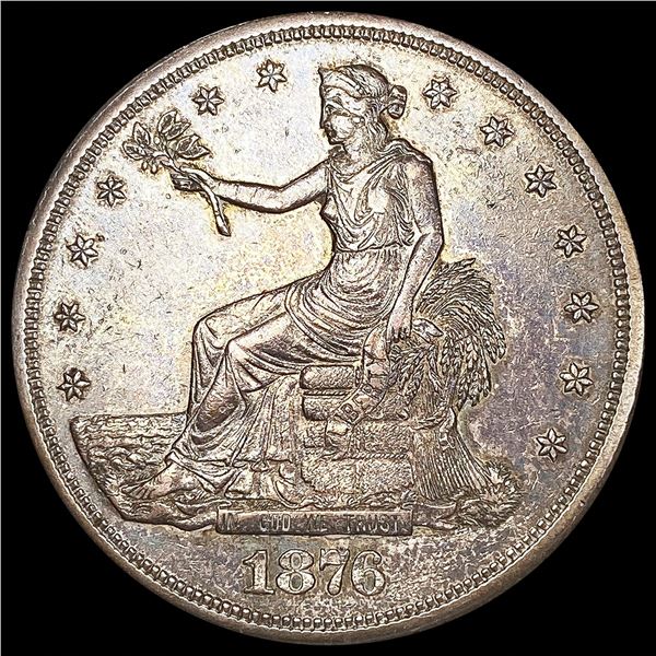 1876-S Silver Trade Dollar CLOSELY UNCIRCULATED