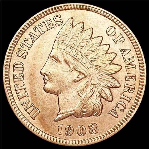 1908-S RD Indian Head Cent UNCIRCULATED