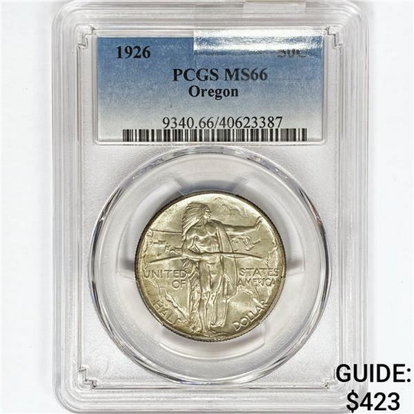 1926 Oregon Trail Half Dollar PCGS MS66
