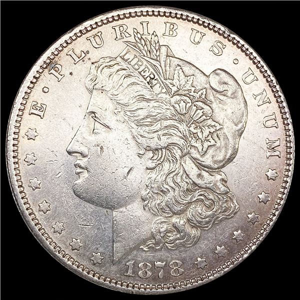 1878 8TF Morgan Silver Dollar NEARLY UNCIRCULATED