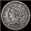 Image 1 : 1855 Large Cent Knob NEARLY UNCIRCULATED