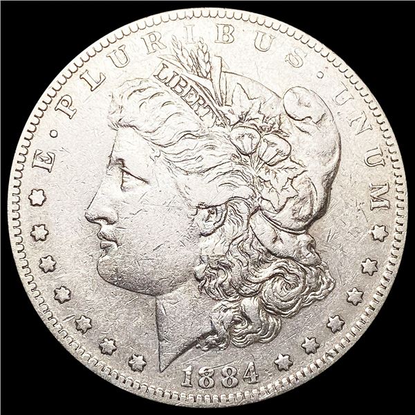 1884-S Morgan Silver Dollar CLOSELY UNCIRCULATED