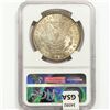 Image 2 : 1887 Morgan Silver Dollar NGC MS64