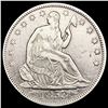 Image 1 : 1853 Arws & Rays Seated Liberty Half Dollar CLOSEL
