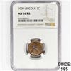 Image 1 : 1909 Wheat Cent NGC MS64 RB