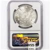Image 2 : 1883-CC Morgan Silver Dollar NGC MS62+