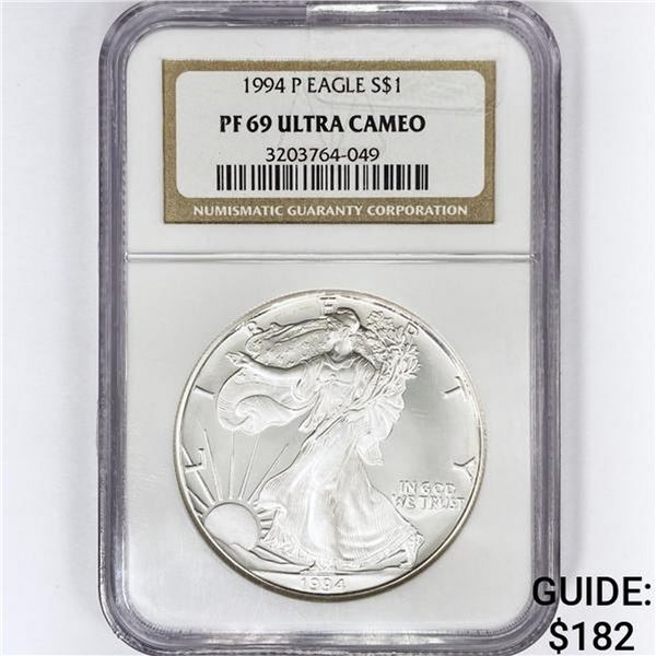 1994-P American Silver Eagle NGC PF69 UC