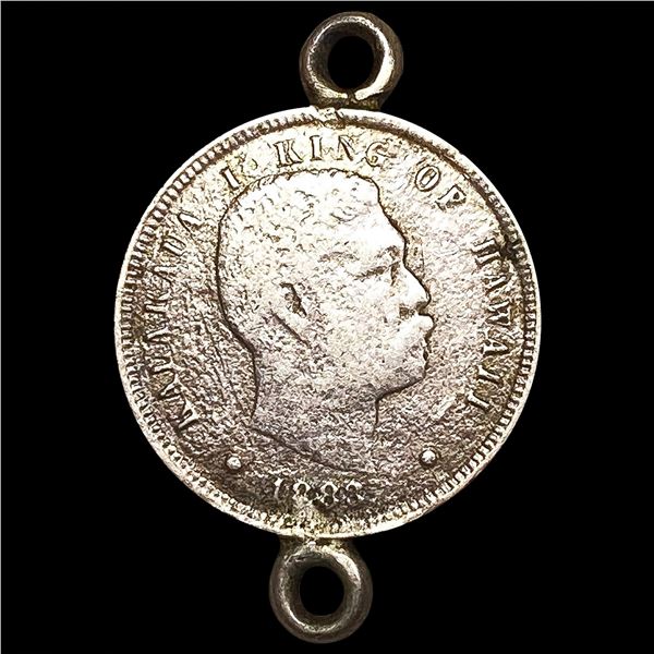 1883 Kingdom of Hawaii Dime NICELY CIRCULATED