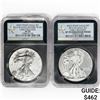 Image 1 : 2013-W Set (2) Silver Eagle NGC PF/SP70 One Rev PF