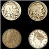Image 1 : (4) (4) Varied US Nickels (1883, 1911, 1915-S, 192