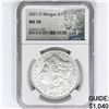 Image 1 : 2021-D Morgan Silver Dollar NGC MS70