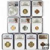 Image 1 : 1999-2018 Set (10) Misc Graded Coins PF, MS