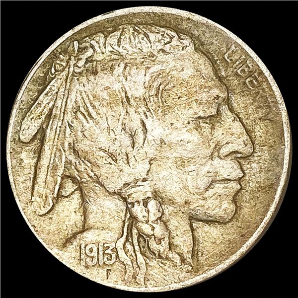 1913-D Buffalo Nickel NICELY CIRCULATED