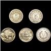 Image 2 : (5) Varied US Nickels (1866, 1872, 1883, 1915-S, 1