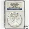 Image 1 : 2011 Silver Eagle NGC MS69