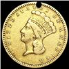 Image 1 : 1857 Rare Gold Dollar NICELY CIRCULATED