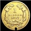 Image 2 : 1857 Rare Gold Dollar NICELY CIRCULATED