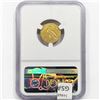 Image 2 : 1910 $2.50 Gold Quarter Eagle NGC MS61