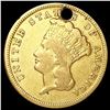 Image 1 : 1854 $3 Gold Piece NICELY CIRCULATED