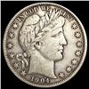 Image 1 : 1904 Barber Half Dollar NICELY CIRCULATED
