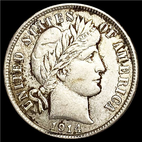 1914-D Barber Dime UNCIRCULATED