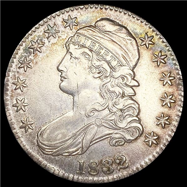 1832 0-118 Cap Bust Half Dollar LIGHTLY CIRCULATED