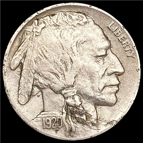 1920-D Buffalo Nickel NEARLY UNCIRCULATED