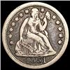 Image 1 : 1851 Seated Liberty Dime NICELY CIRCULATED