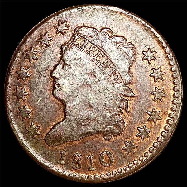 1810 Large Cent LIGHTLY CIRCULATED