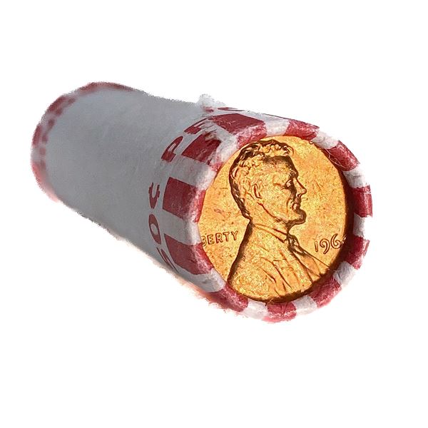 1969 Lincoln Memorial Cent Roll (50 Coins)